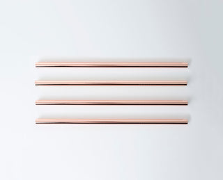 Wide Copper Cocktail Straws