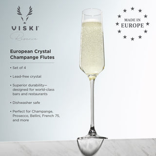 STRIKING CRYSTAL DESIGN – From graceful decanters to stylish coupes, Viski is dedicated to elegant design. Each collection explores a timeless bar style such as Art Deco or mid-century modern for a refined addition to your home bar. 