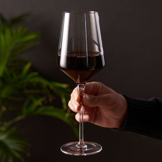 MODERN DESIGN IN CLASSIC LEAD-FREE CRYSTAL – Sleek angles and tall stems give this beautiful lead-free crystal stemware a fresh, unique feel. Enjoy the full aromatic impact of your favorite wine in this stylish set of stunning glasses.