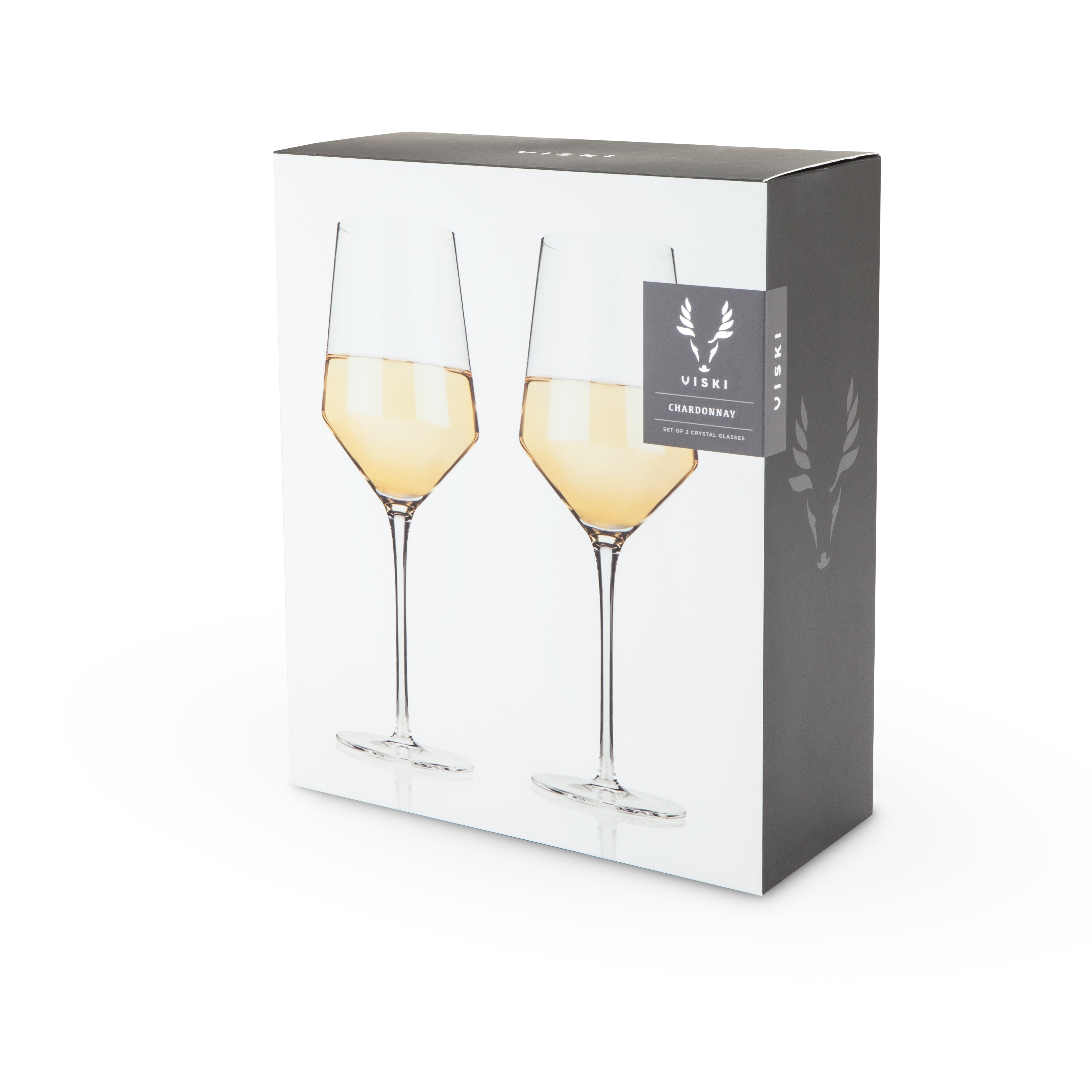Wine Enthusiast Fusion Infinity Break-Resistant Chardonnay Wine Glasses -  15 oz - Crystal