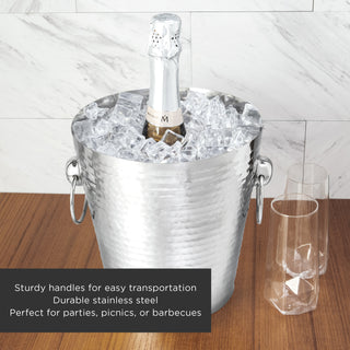 PERFECT FOR A GIFT BASKET - This metal tub makes a great housewarming gift, wedding gift, bridal shower basket, and more. Add in some bottles of wine, drink or party accessories, and create a stylish, useful gift basket.