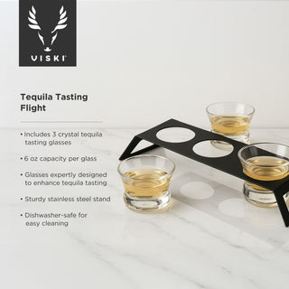 Tequila Tasting Flight, Set of 4