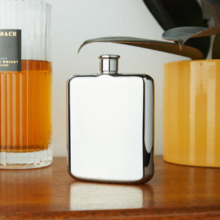 SLIP INTO YOUR POCKET - This sleek groomsman flask can be slipped into any pocket. The curved design provides added comfort when positioned against the thigh. The flask can be used at home, at the office, while camping, at the movies, and more.
