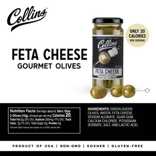 Gourmet Feta Cheese Olives 5 oz