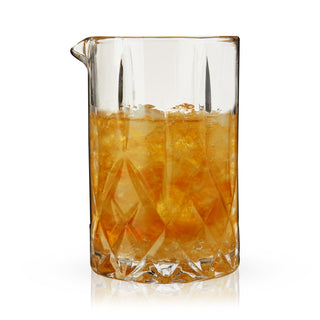 DESIGNED FOR EXPERT BARTENDING - This 500 ml lead-free crystal mixing glass is designed and sized to match professional grade equipment used by bartenders. You wouldn't be surprised to see this bar accessory in use at the finest cocktail lounges.
