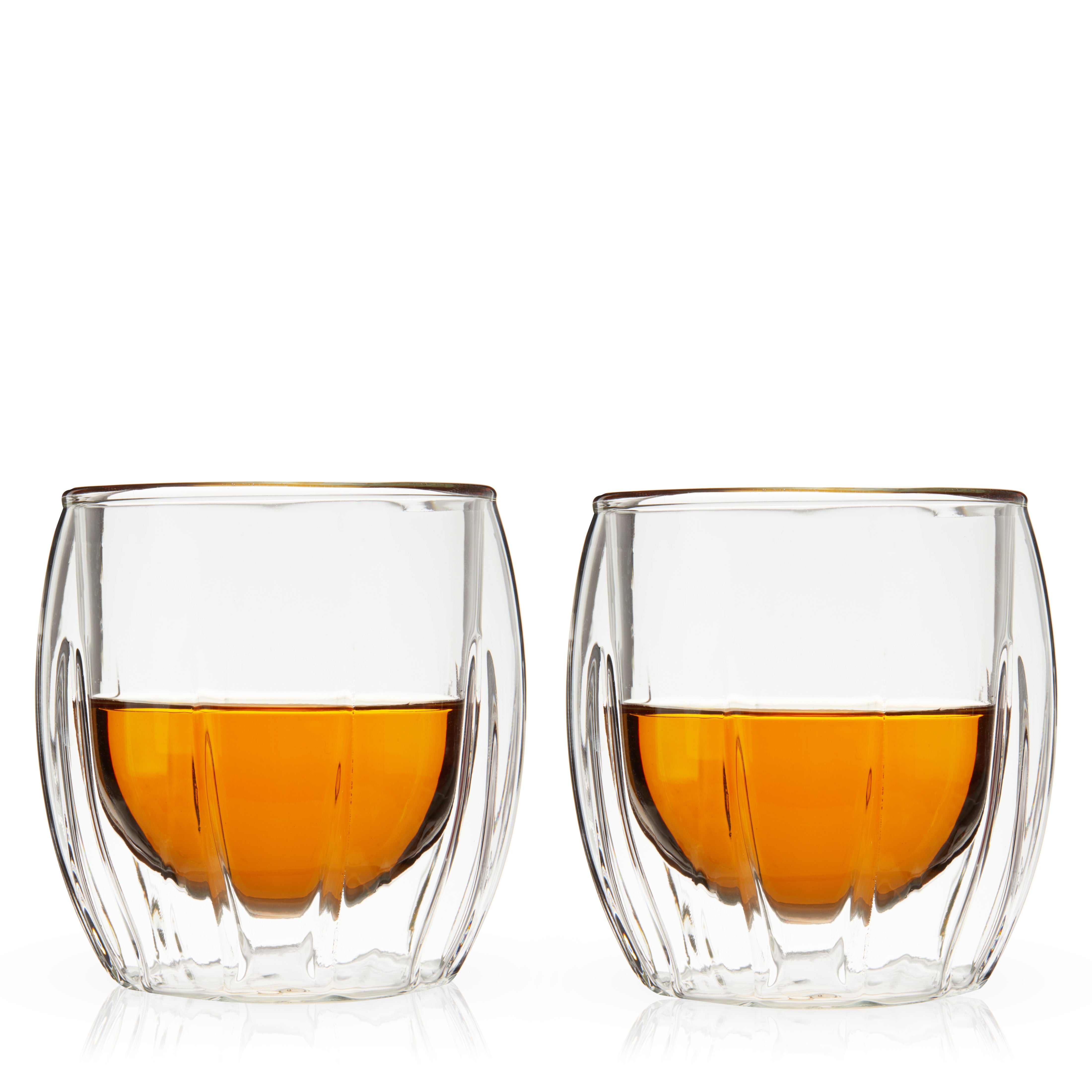 Lacey Double Wall Whiskey Glasses – Insight To Man