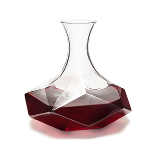 PREMIUM FACETED WINE DECANTER - Angular facets make this Viski decanter sparkle, making your wine shine. Bring contemporary decadence to your wine service and bring the best out of your finest vintages. Suitable for red and white wine.