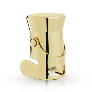 Viski Heavyweight Champagne Stopper, Sparkling Wine Saver, Stainless Steel and Silicone Seal, Champagne Preservation, Champagne Sealer, Champagne Accessories and Gifts, Set of 1, Gold Viski Heavyweight Champagne Stopper, Sparkling Wine Saver, Stainless Steel and Silicone Seal, Champagne Preservation, Champagne Sealer, Champagne Accessories and Gifts, Set of 1, Gold