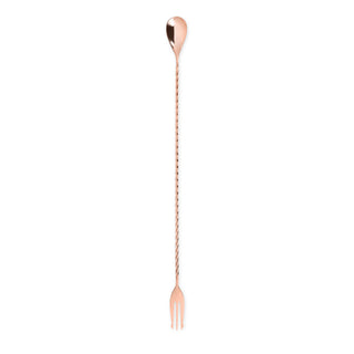 DESIGNED FOR SMOOTH STIRRING - Our bar spoons are designed for effortless use and smooth results to create your perfectly balanced cocktail. This bartender stirring spoon pairs beautifully with a crystal mixing glass or stainless steel shaker tins.