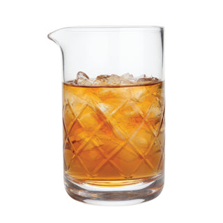 DESIGNED FOR EXPERT BARTENDING - This 500ml lead free crystal mixing glass is designed and sized to match professional grade equipment used by bartenders. You wouldn't be surprised to see this bar accessory in use at the finest cocktail lounges.