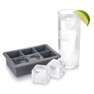 ICE CUBE TRAY FOR HIGHBALL GLASS - These cubes are sized specifically to be ideal for use in standard highball glasses.