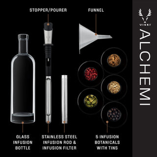 THE SCIENCE OF GREAT DRINKS - Alchemi by Viski combines technology with mixology. Rethink your home bar with innovative products that allow you to explore new flavors, create unique drinks, and experience the cutting edge of the craft cocktail world.
