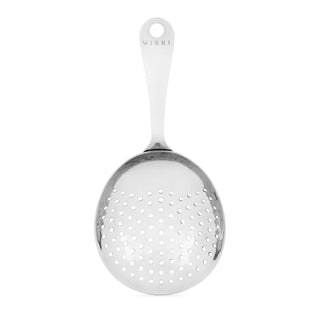 BARTENDER'S CHOICE - Julep strainers are a classic design dating back to the first use of ice in professional cocktails. Bartenders today use julep strainers when straining from glass shakers or mixing glasses.