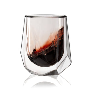 Dipped Crystal Stemless Wine Glasses by Viski®