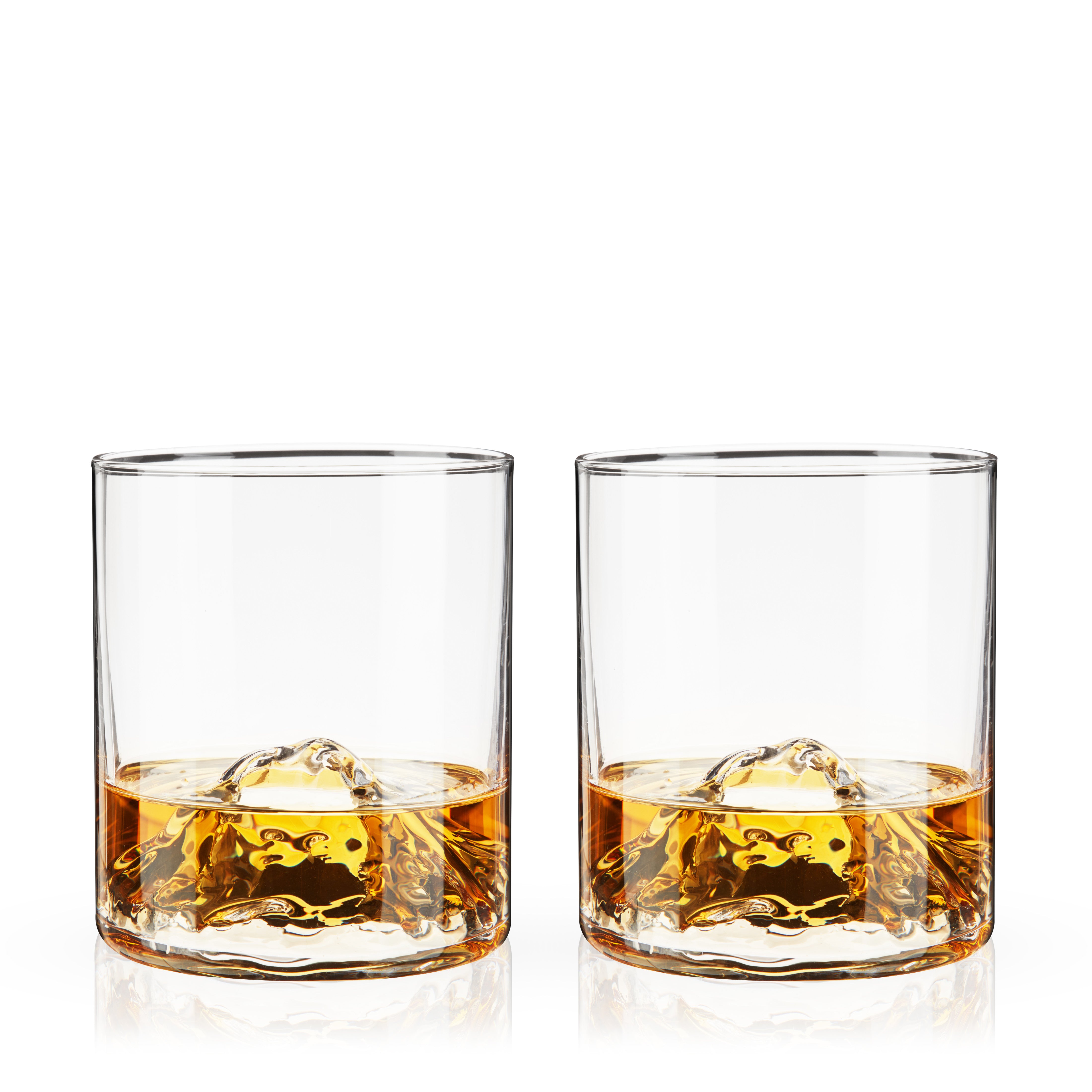 The PNW Tumbler Set | Handblown Mountain Whiskey Glass Set